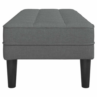 banco Cinzento escuro 113 x 57 x 39 cm tecido