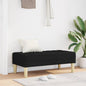 banco Preto 113 x 57 x 39 cm tecido