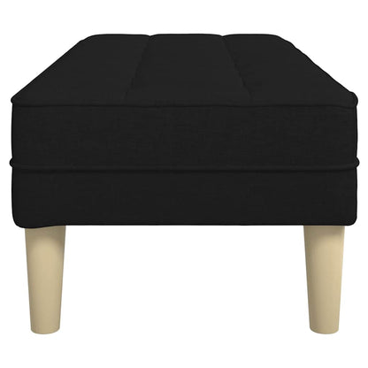 banco Preto 113 x 57 x 39 cm tecido