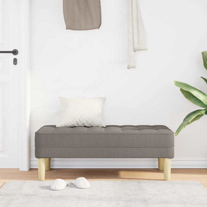 banco Cinzento-acastanhado 113 x 57 x 39 cm tecido