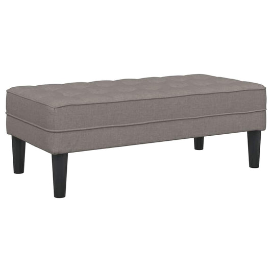 banco Cinzento-acastanhado 113 x 57 x 39 cm tecido