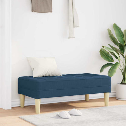 banco Azul 113 x 57 x 39 cm tecido