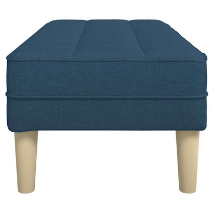 banco Azul 113 x 57 x 39 cm tecido