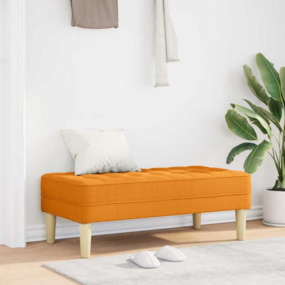 banco Amarelo Escuro 113 x 57 x 39 cm tecido