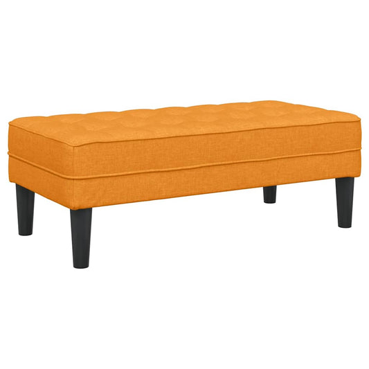 banco Amarelo Escuro 113 x 57 x 39 cm tecido