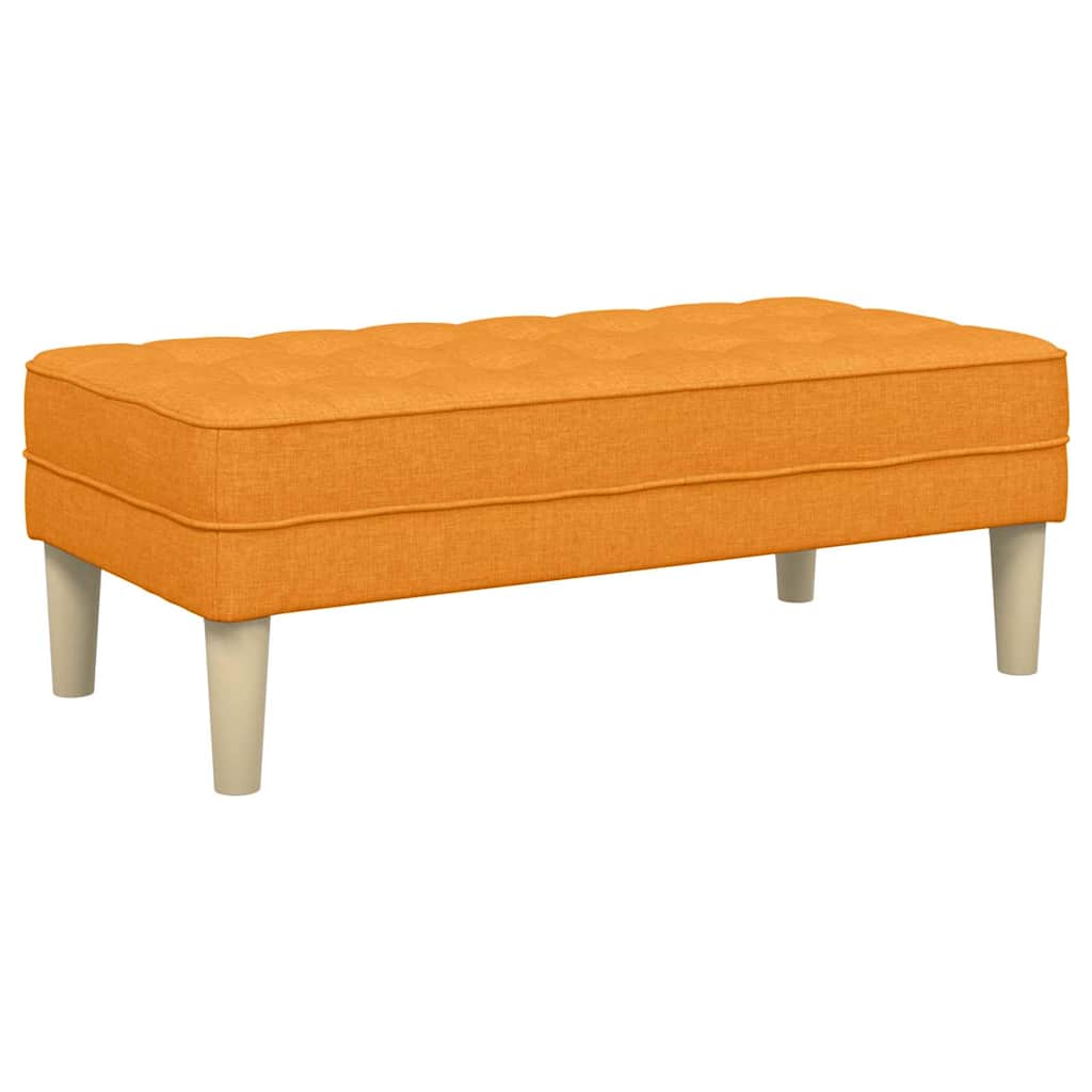 banco Amarelo Escuro 113 x 57 x 39 cm tecido