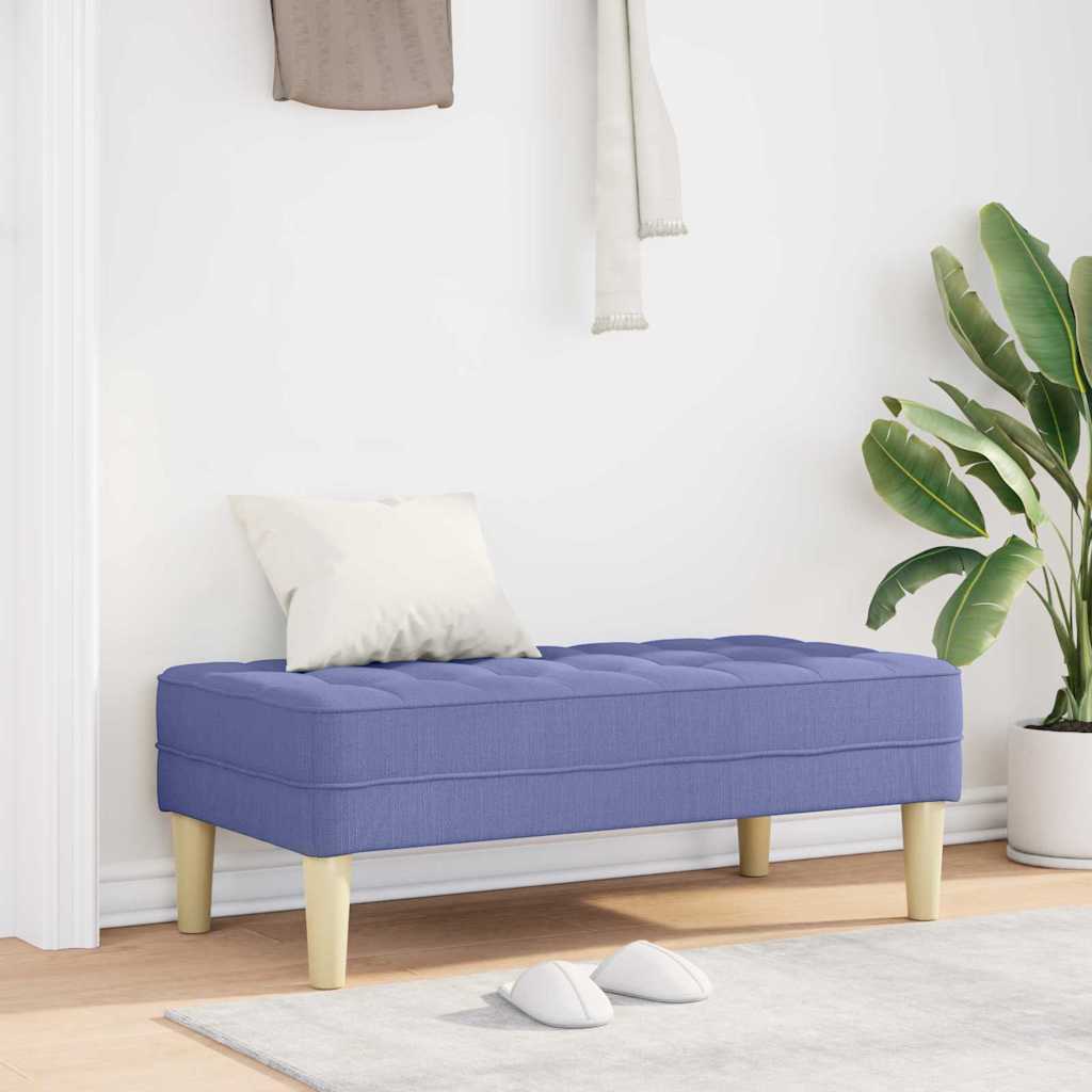 banco Jeans Azul 113 x 57 x 39 cm tecido