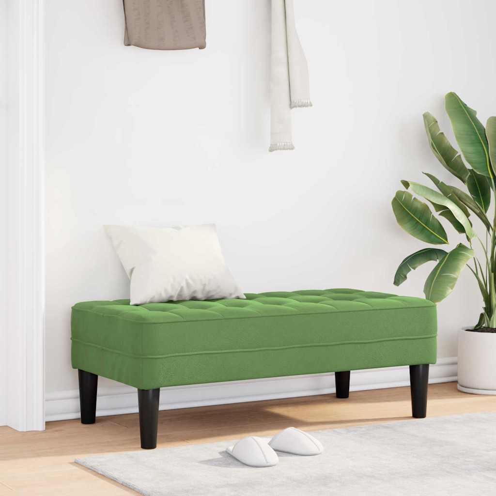 banco Verde claro 113 x 57 x 39 cm Veludo