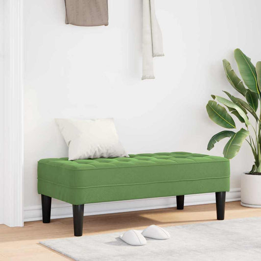 banco Verde claro 113 x 57 x 39 cm Veludo