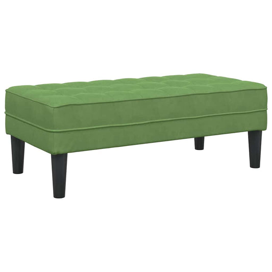 banco Verde claro 113 x 57 x 39 cm Veludo