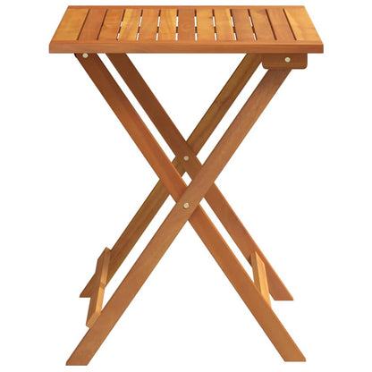 Mesa de Jardim Natural 60 x 60 x 72 cm Madeira Sólida de Acácia