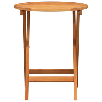 Mesa de Jardim Natural 60 x 60 x 72 cm Madeira Sólida de Acácia