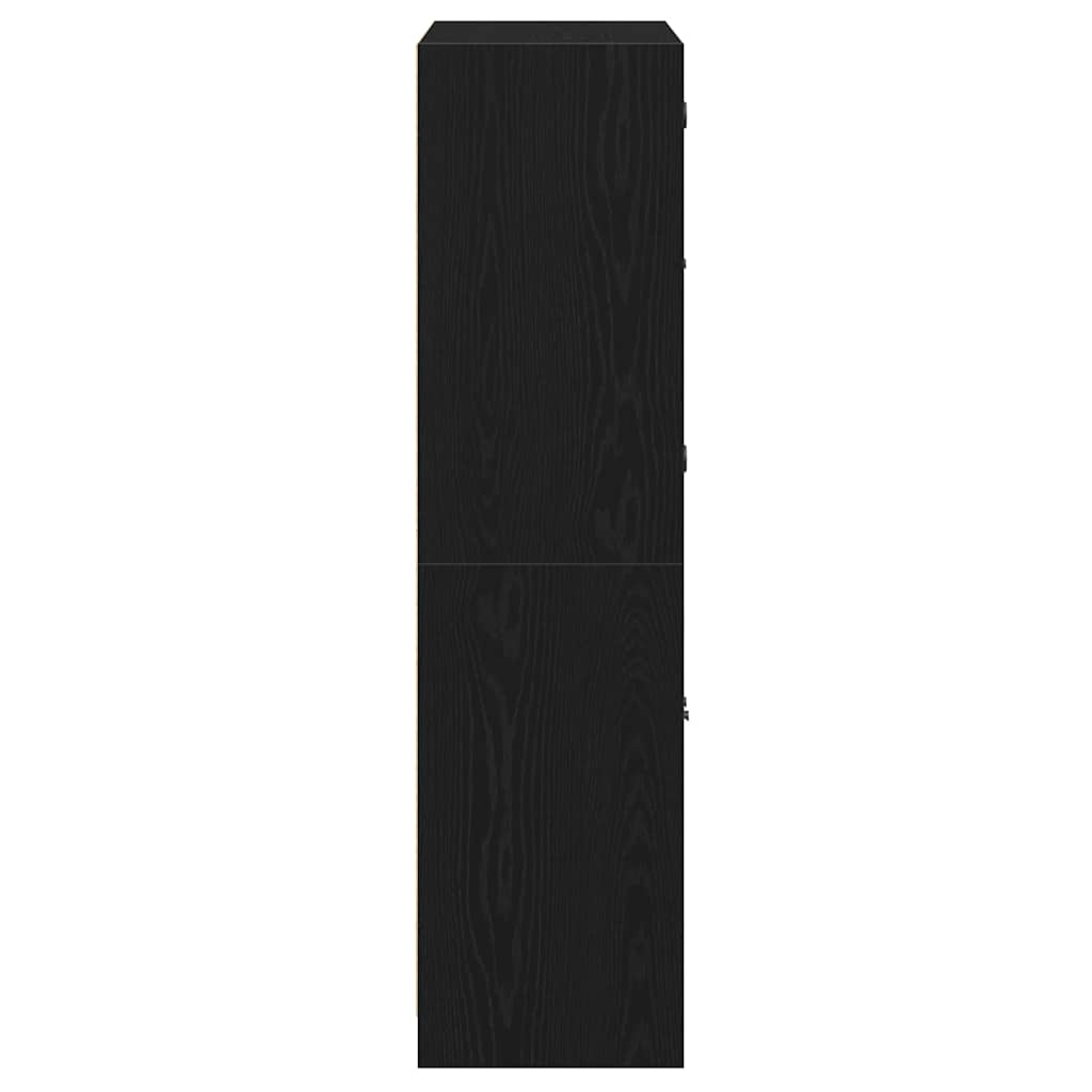 Buffê Preto 68 x 37 x 142 cm Madeira processada