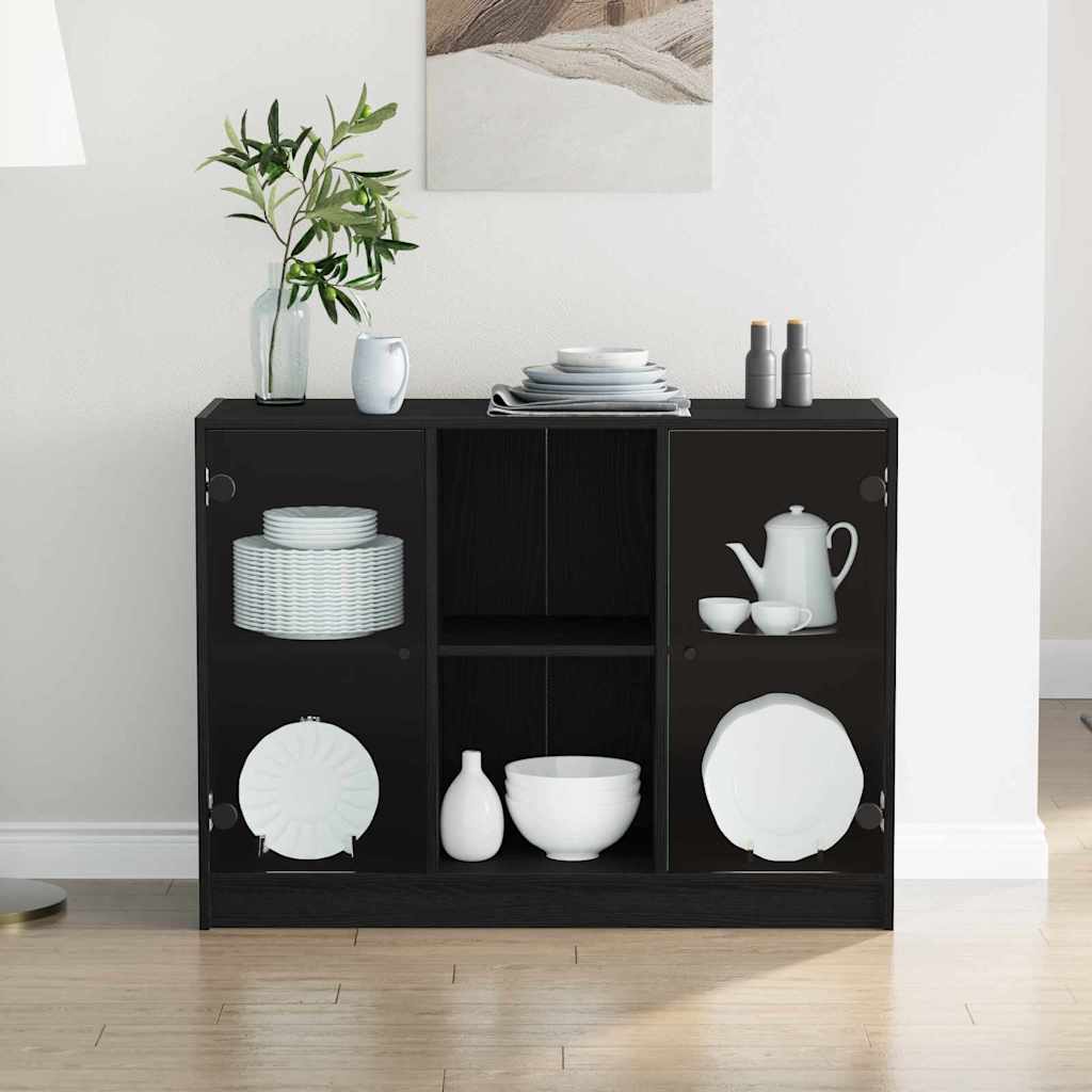 Buffet Carvalho Preto 100 x 37 x 75.5 cm