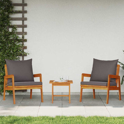 Conjunto bistro 3 pcs Castanho 45 x 45 x 38cm