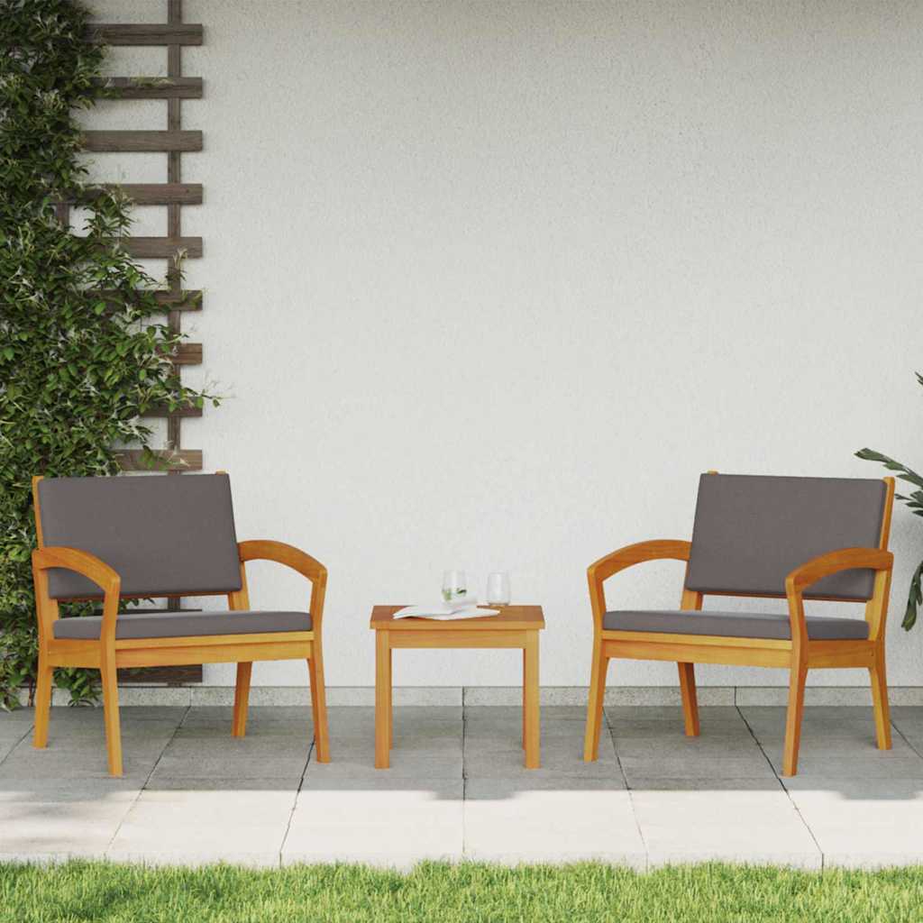 Conjunto bistro Castanho 45 x 45 x 38cm