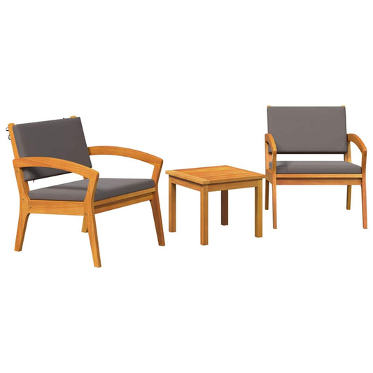 Conjunto bistro Castanho 45 x 45 x 38cm