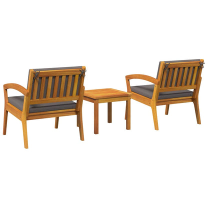 Conjunto bistro Castanho 45 x 45 x 38cm