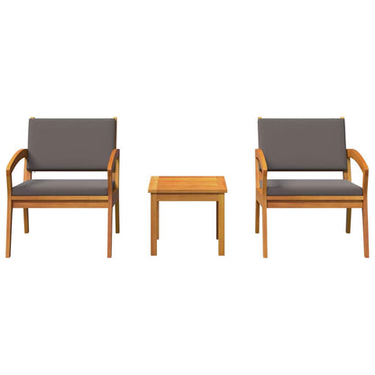 Conjunto bistro Castanho 45 x 45 x 38cm