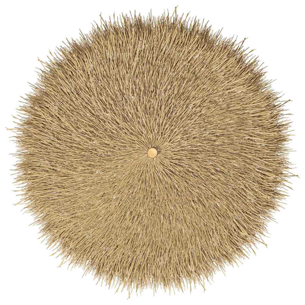 Guarda-chuva Tiki com dossel de folha de bananeira 150 cm Bambu