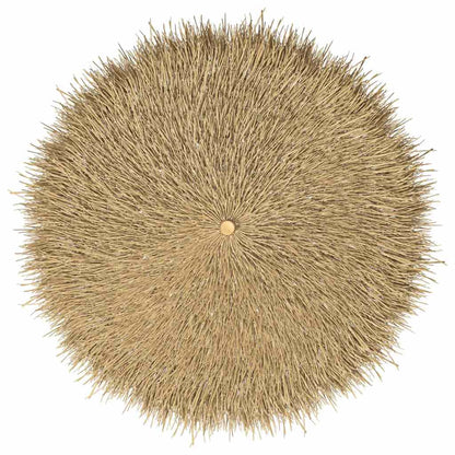 Guarda-chuva Tiki com dossel de folha de bananeira 180 cm Bambu