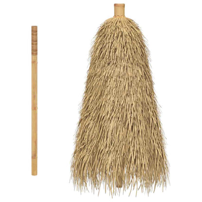 Guarda-chuva Tiki com dossel de folha de bananeira 180 cm Bambu