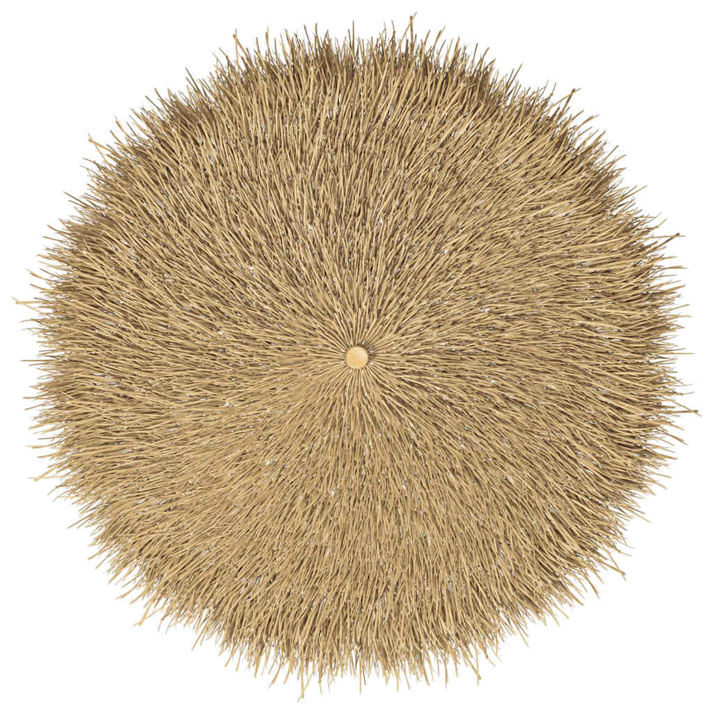 Guarda-chuva Tiki com dossel de folha de bananeira 240 cm Bambu