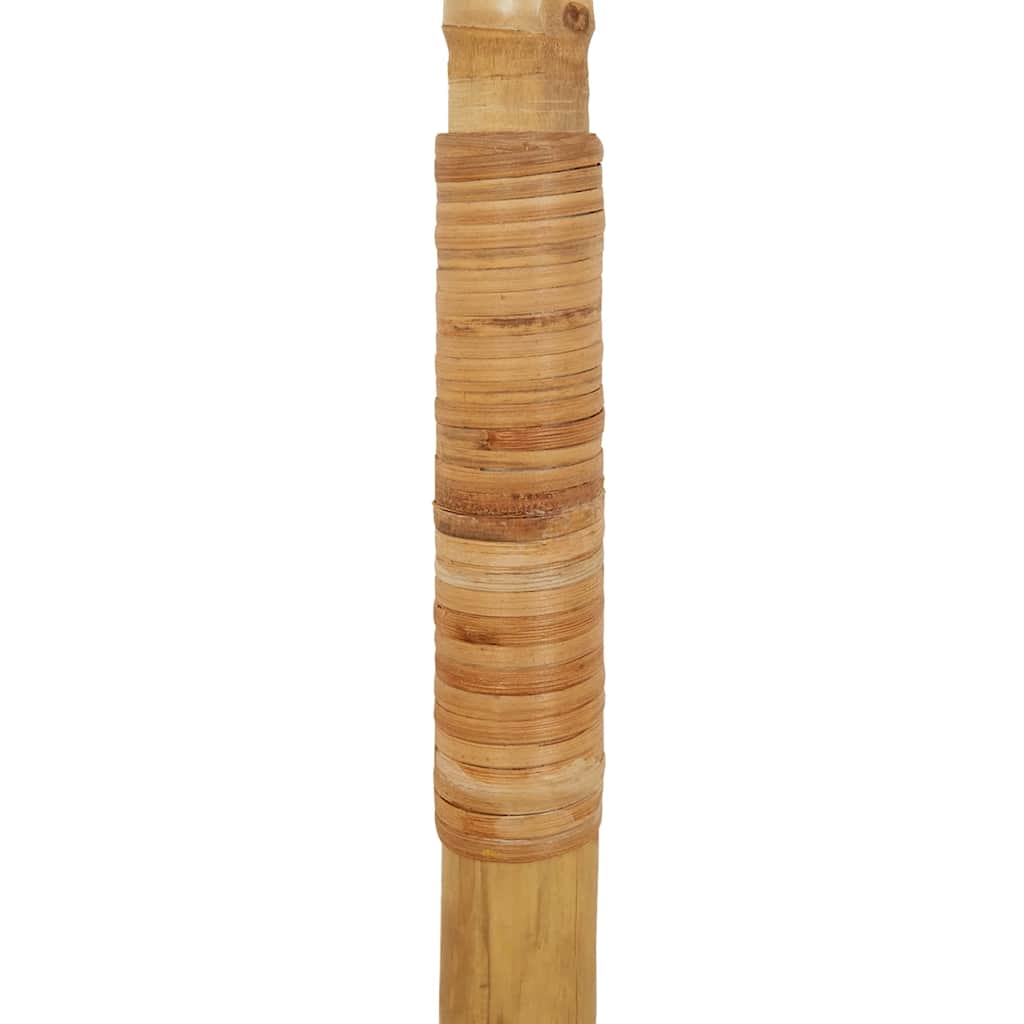 Guarda-chuva Tiki com dossel de folha de bananeira 240 cm Bambu