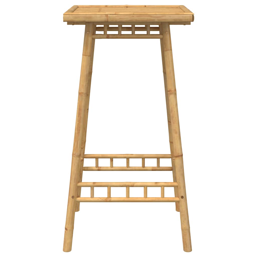 Mesa de bar para exterior quadrado 55x55x100 cm bambu