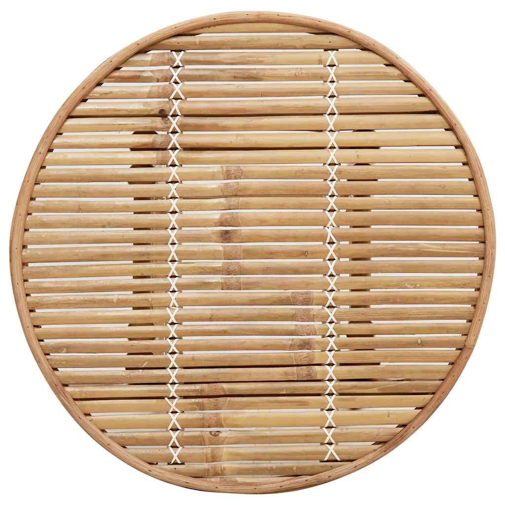 Mesa de bar para exterior redondo Ø55x100 cm bambu