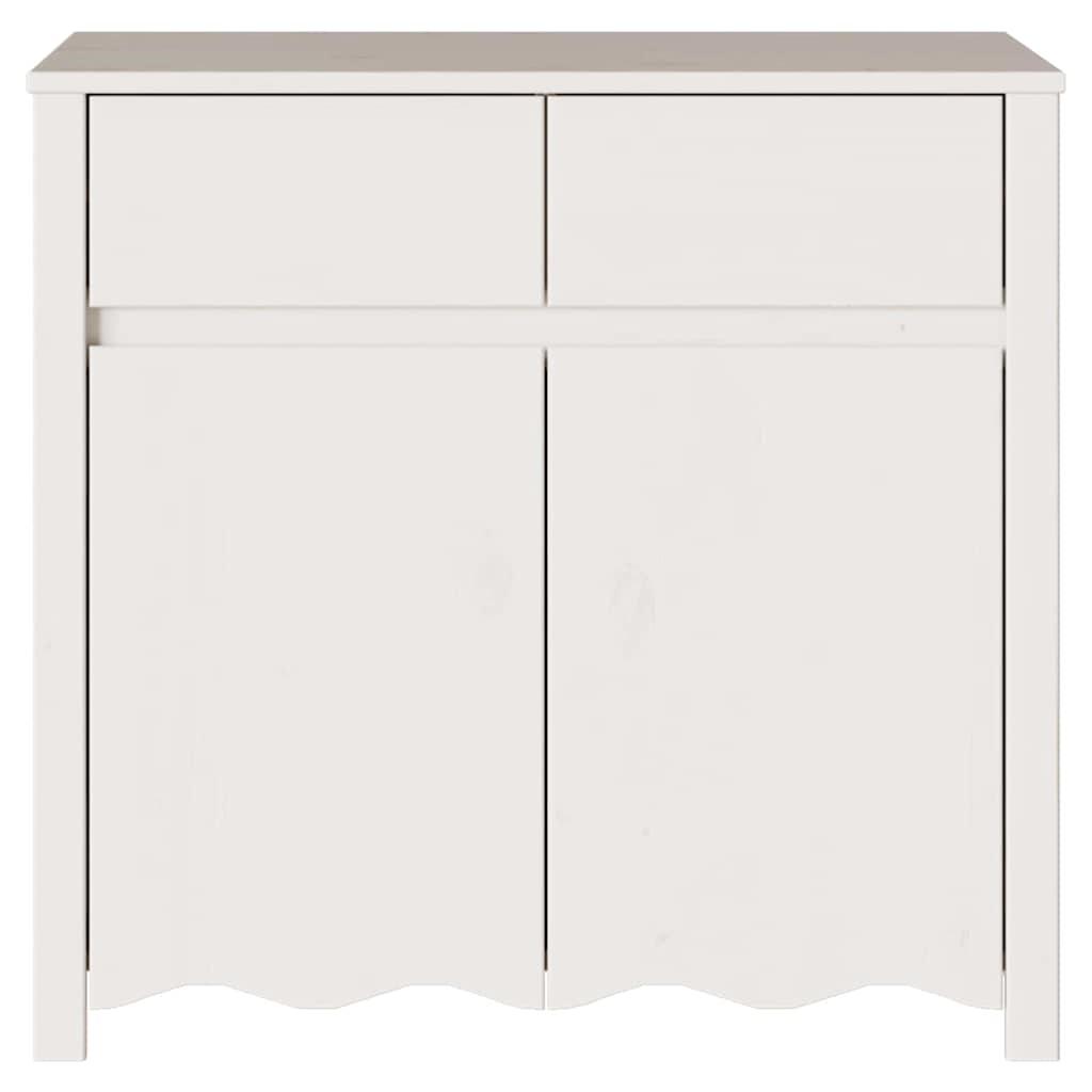 Buffet Drammen Branco 79 x 43 x 75,5 cm Madeira de pinho maciça