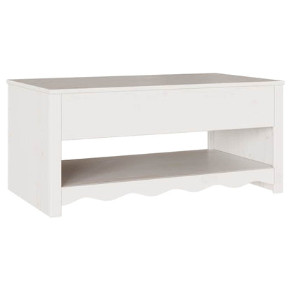 Mesa de centro com gaveta Drammen Branco 99 x 55 x 45 cm