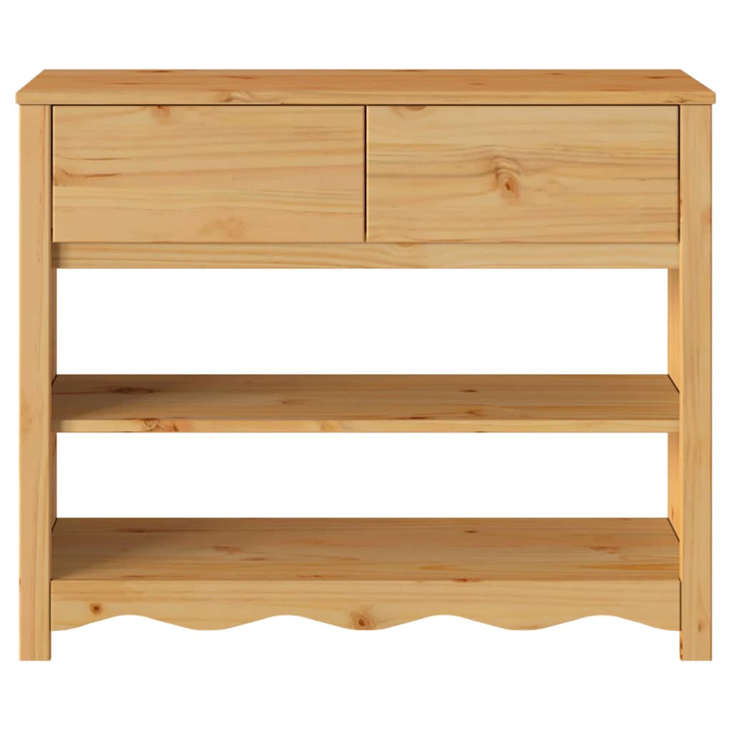 Aparador com gaveta Drammen Carvalho 89.5 x 37 x 73 cm