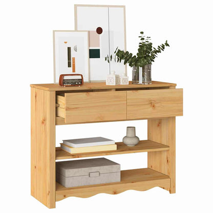 Aparador com gaveta Drammen Carvalho 89.5 x 37 x 73 cm