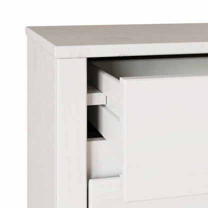Armário de Cabeceira com gaveta Branco 45 x 35 x 56 cm