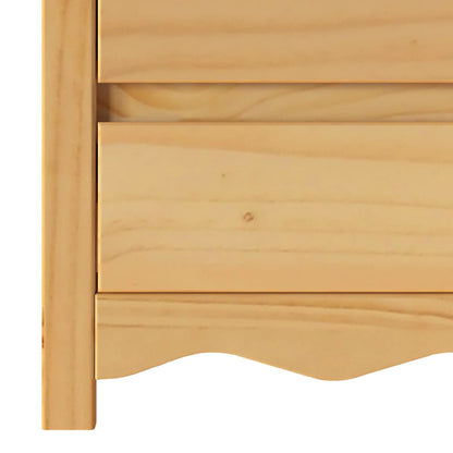 Baú de Gavetas com gaveta Drammen Carvalho 111 x 43 x 73,5 cm