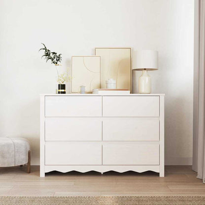 Baú de Gavetas com gaveta Drammen Branco 111 x 43 x 73,5 cm