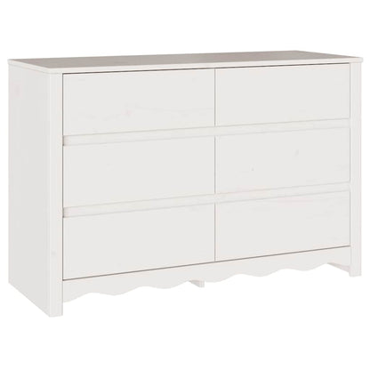 Baú de Gavetas com gaveta Drammen Branco 111 x 43 x 73,5 cm