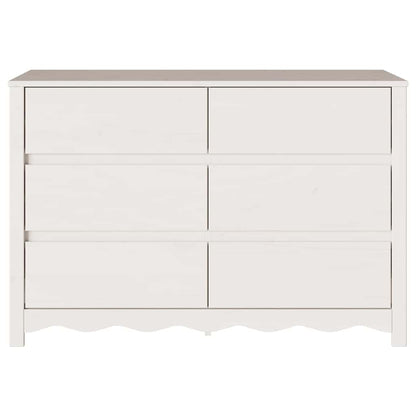Baú de Gavetas com gaveta Drammen Branco 111 x 43 x 73,5 cm