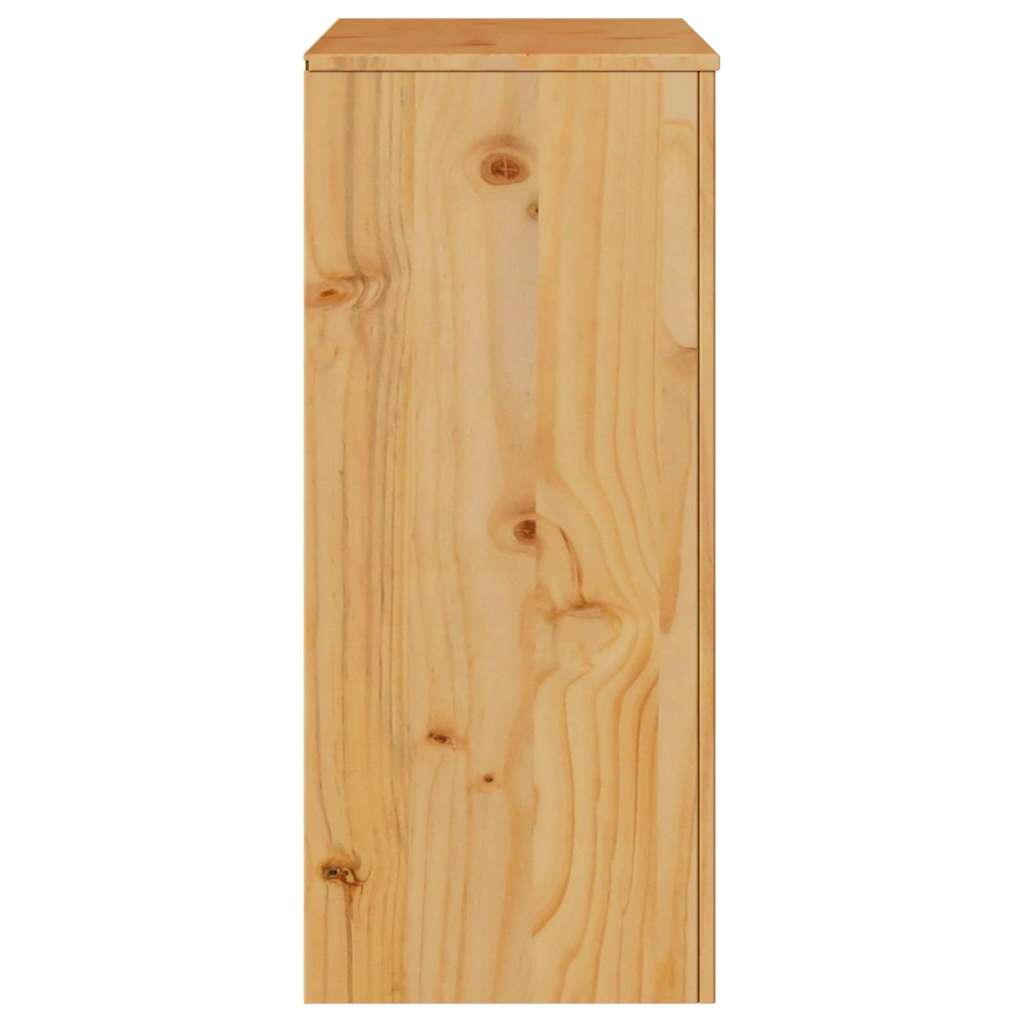 Baú de Gavetas com gaveta Drammen Carvalho 76.5 x 40 x 91 cm