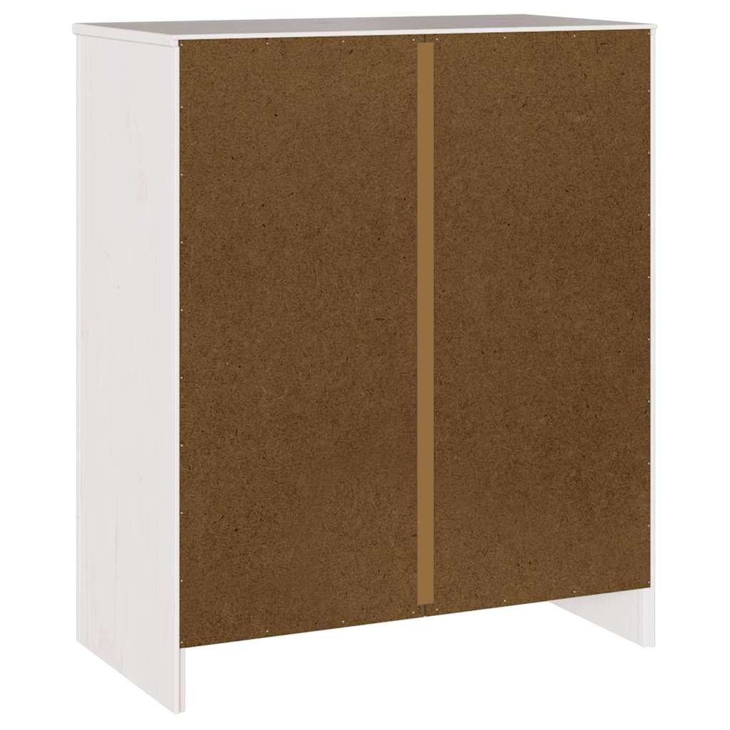Baú de Gavetas com gaveta Drammen Branco 76.5 x 40 x 91 cm