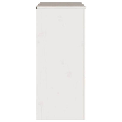 Baú de Gavetas com gaveta Drammen Branco 76.5 x 40 x 91 cm