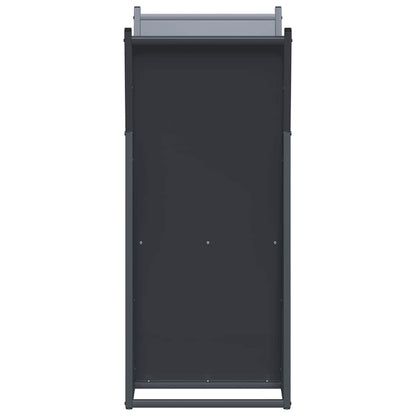 Suporte para lenha 69,5x35x81 cm aço laminado a frio antracite