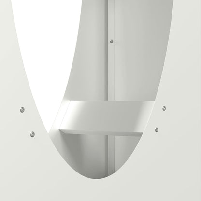 Suporte para lenha 50x23x100 cm aço laminado a frio branco