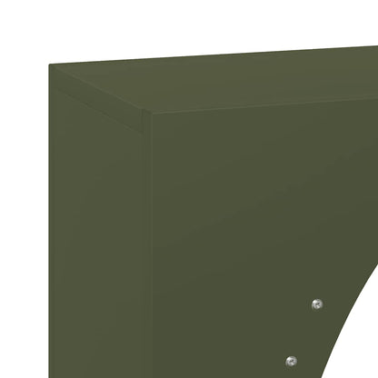 Suporte para lenha aço laminado a frio verde azeitona