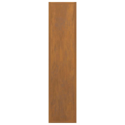 Rack de lenha 50x23x100 cm aço resistente às intempéries