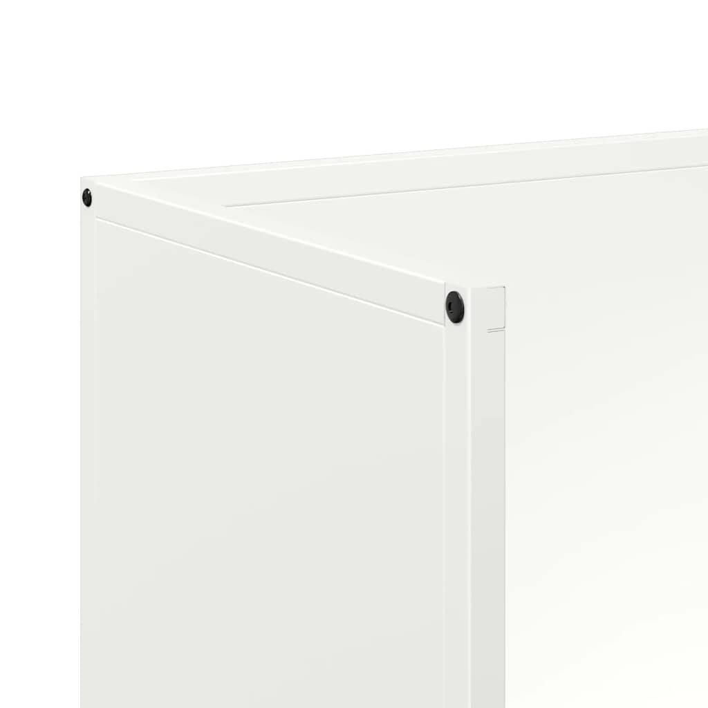 Suporte para lenha 40x30x80 cm aço laminado a frio branco
