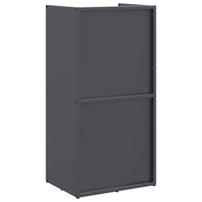 Suporte para lenha 40x30x80 cm aço laminado a frio antracite