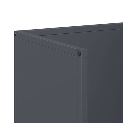 Suporte para lenha 40x30x80 cm aço laminado a frio antracite
