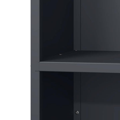 Suporte para lenha 40x30x80 cm aço laminado a frio antracite